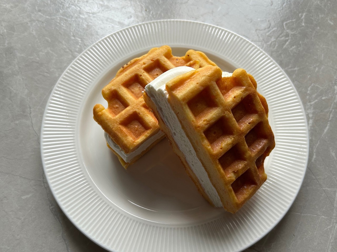 Waffles with Soufflé