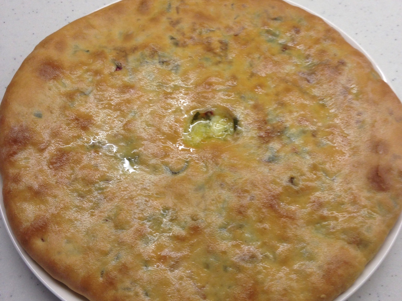 Ossetian Pie with Beet Greens and Cheese