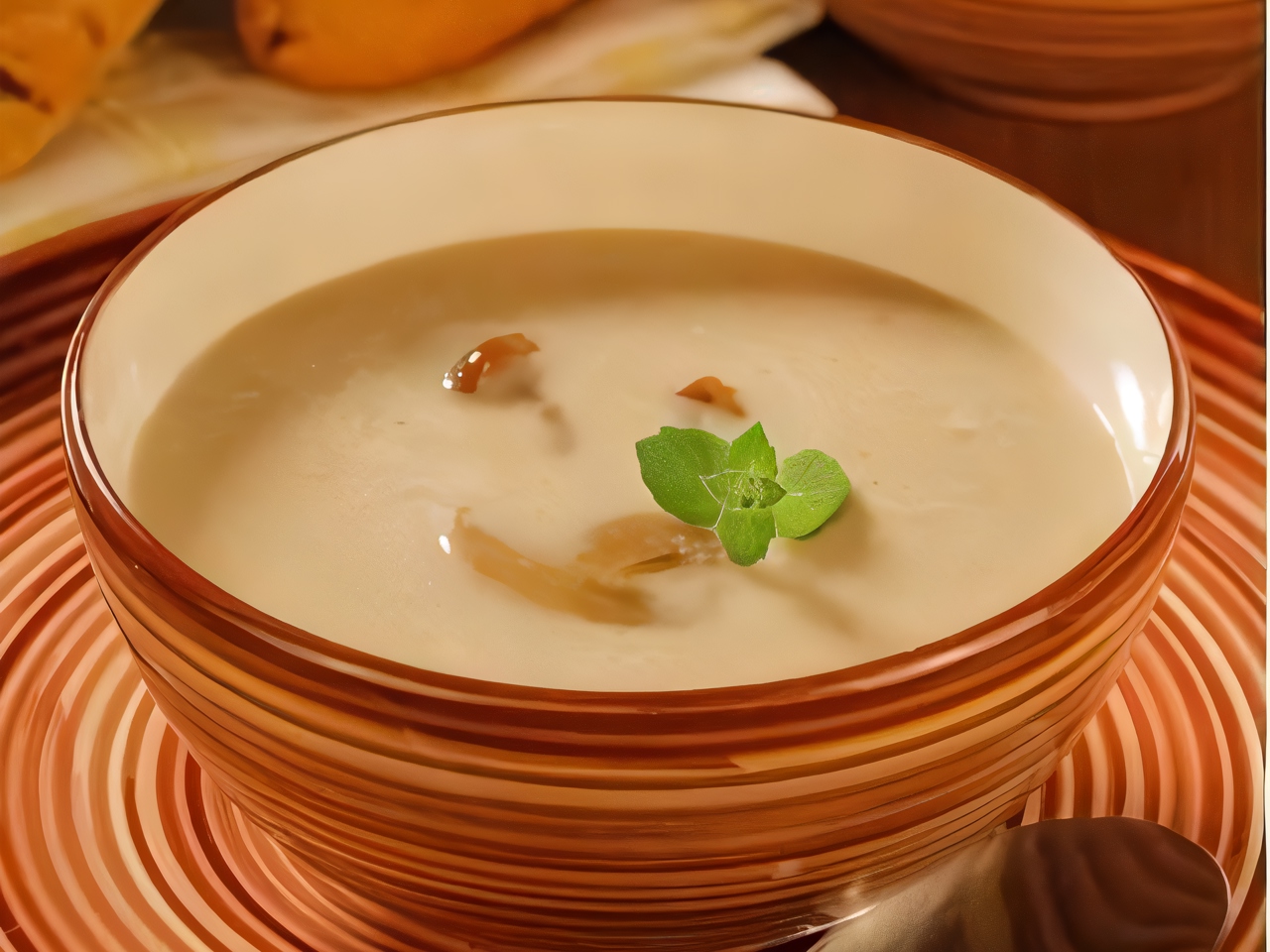 Bean Puree Soup with Mushrooms – World recipe