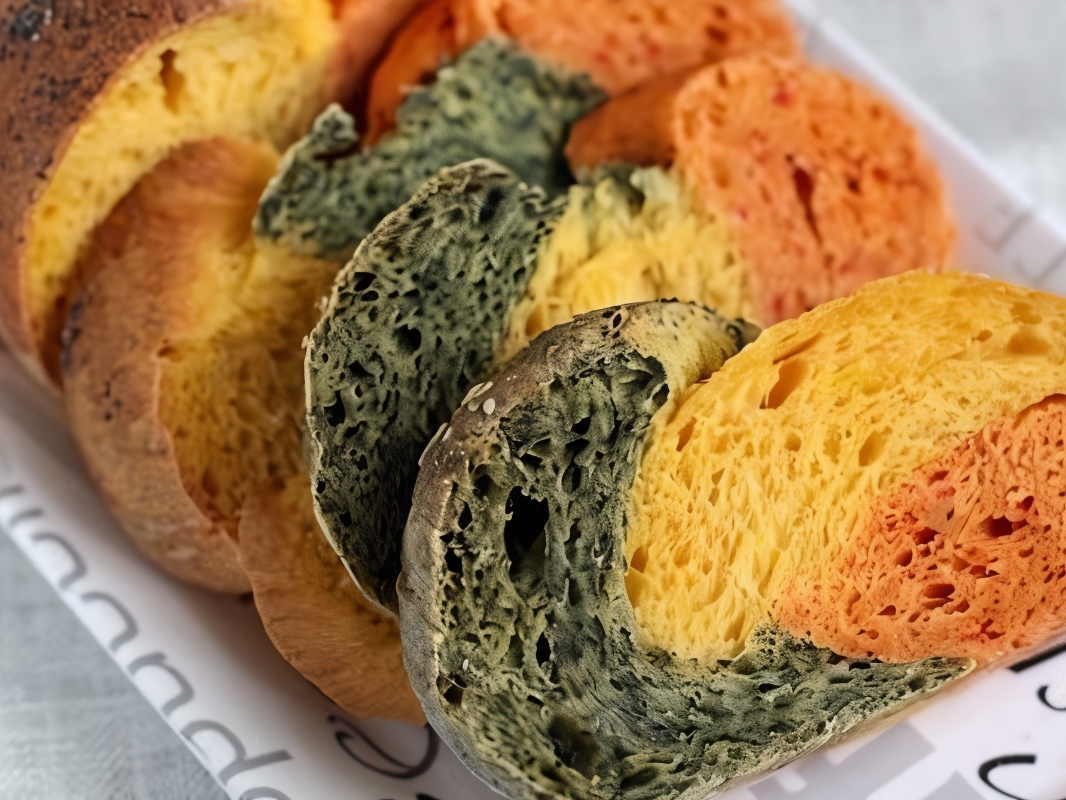 Three-Color Bread