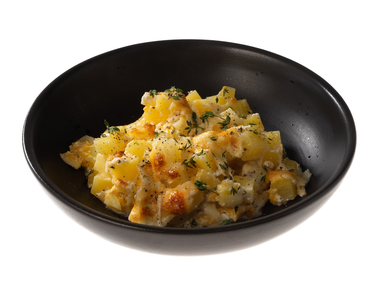 Oven-Baked Potatoes with Cheese