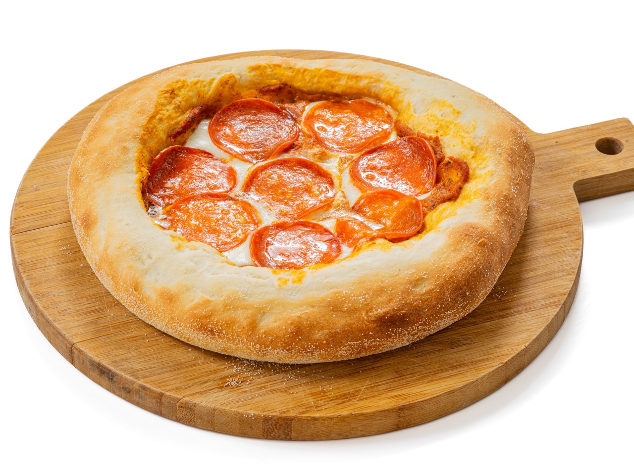 Homemade Pepperoni Pizza