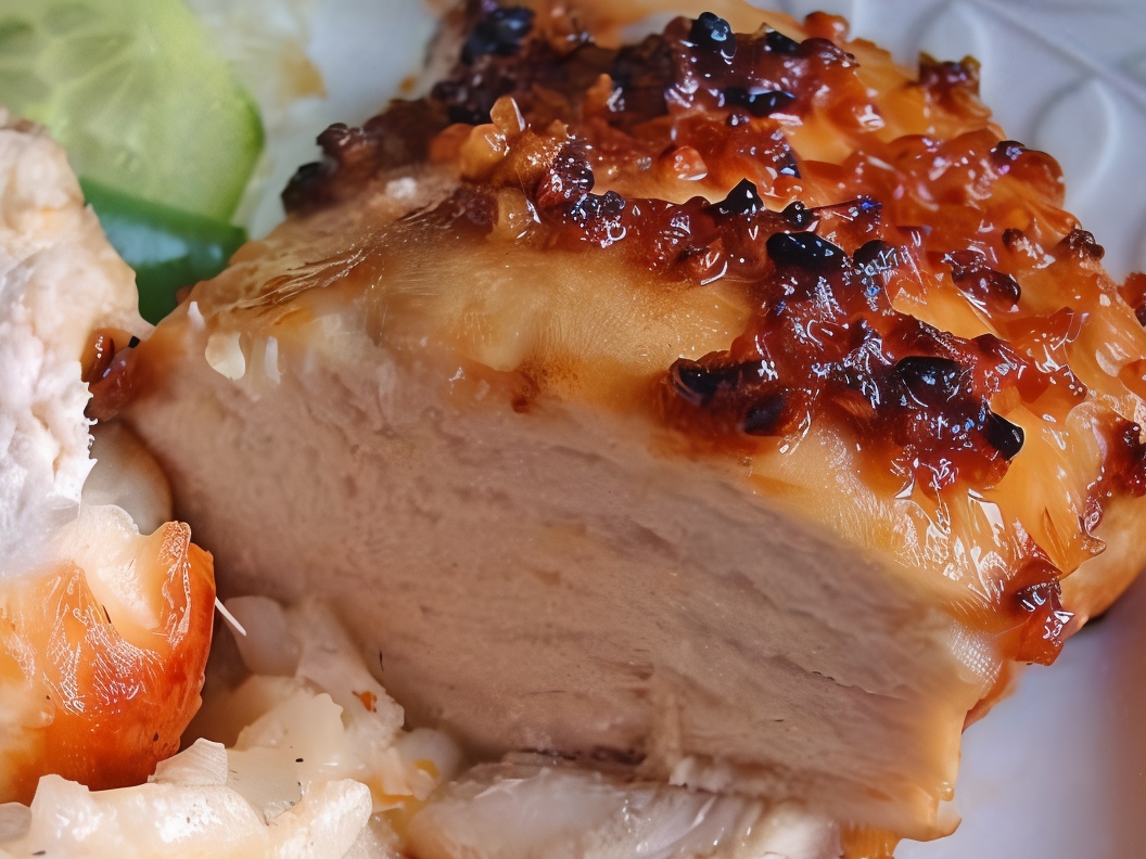 Baked Chicken Breast with Garlic – European recipe