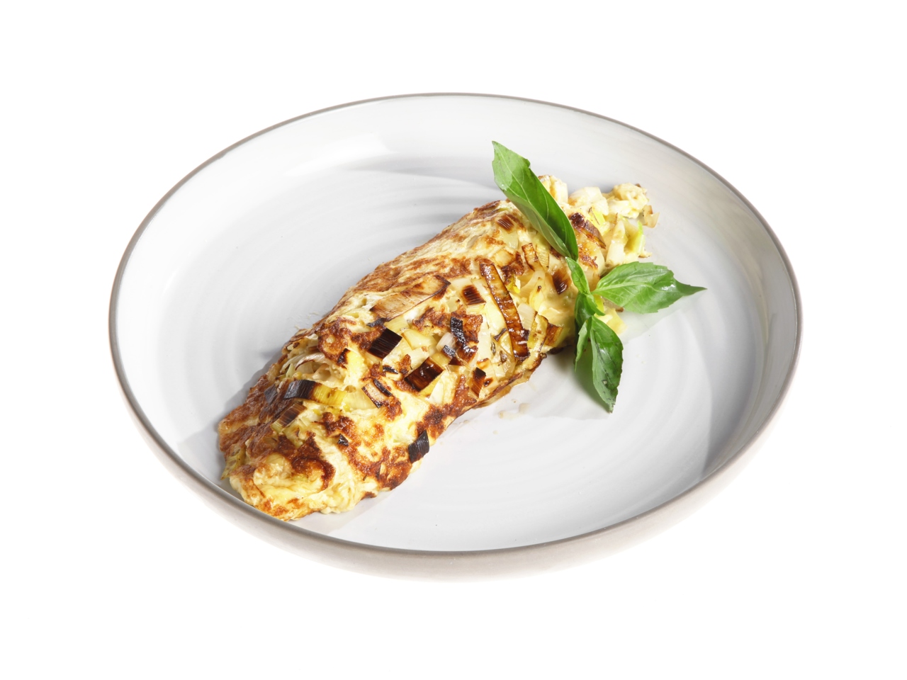 Leek Omelette