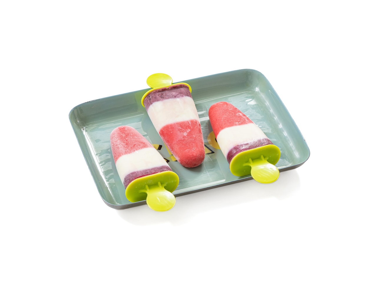 Striped Yogurt Popsicle