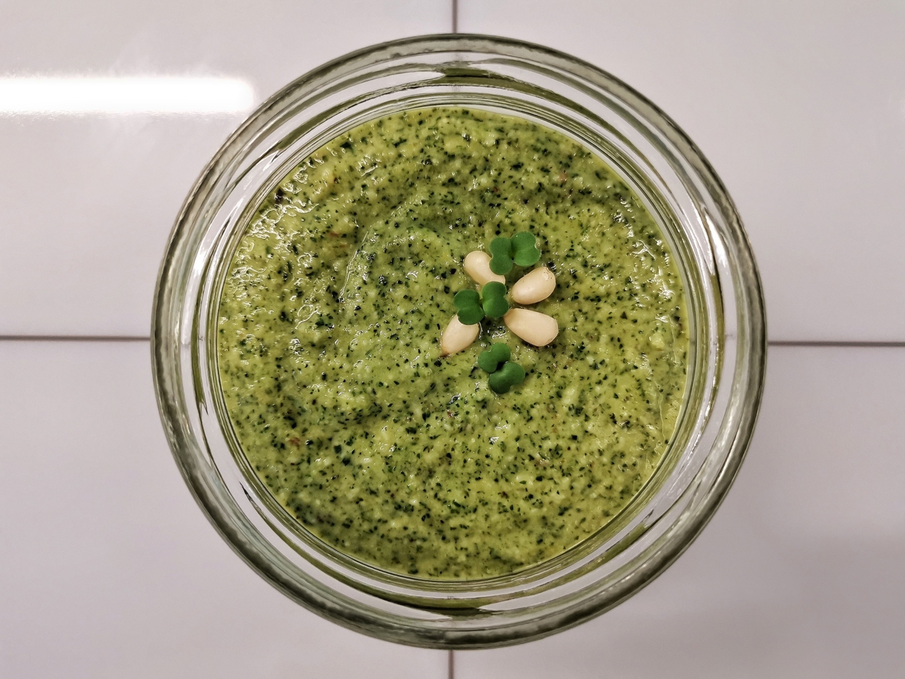Pea Microgreens Pesto