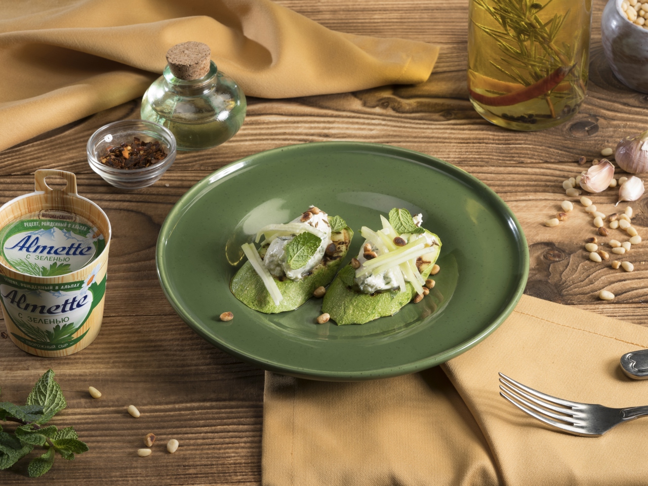 Zucchini Appetizer with Cream Cheese