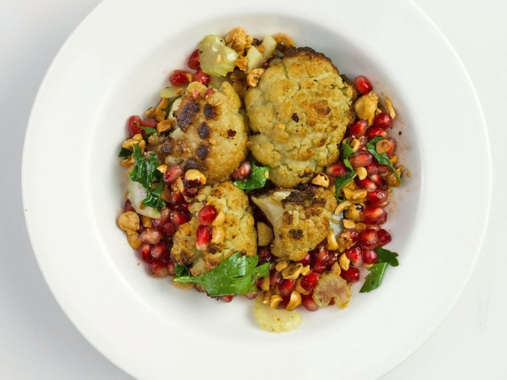 Roasted Cauliflower and Hazelnut Salad
