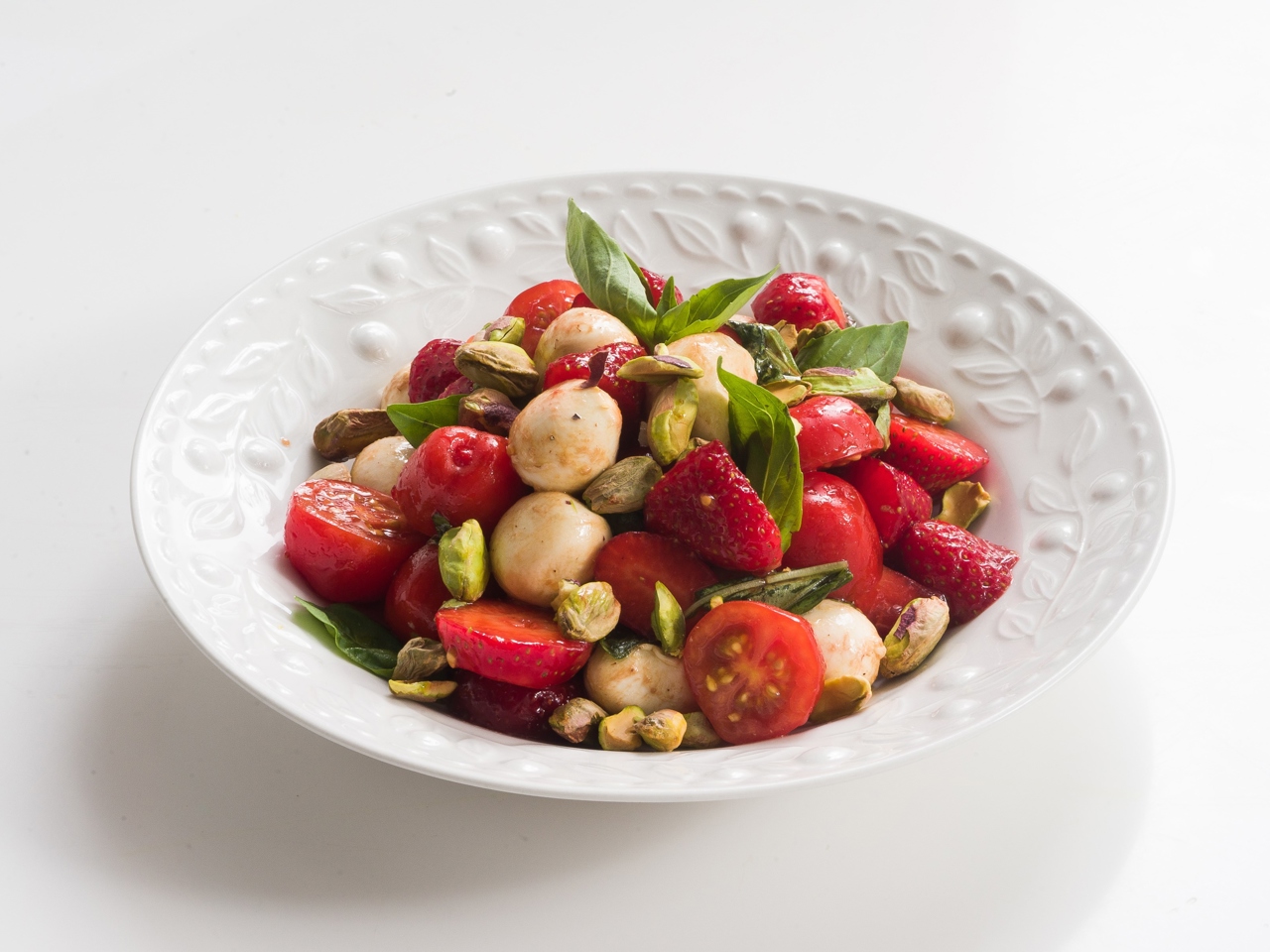 Caprese with Strawberries