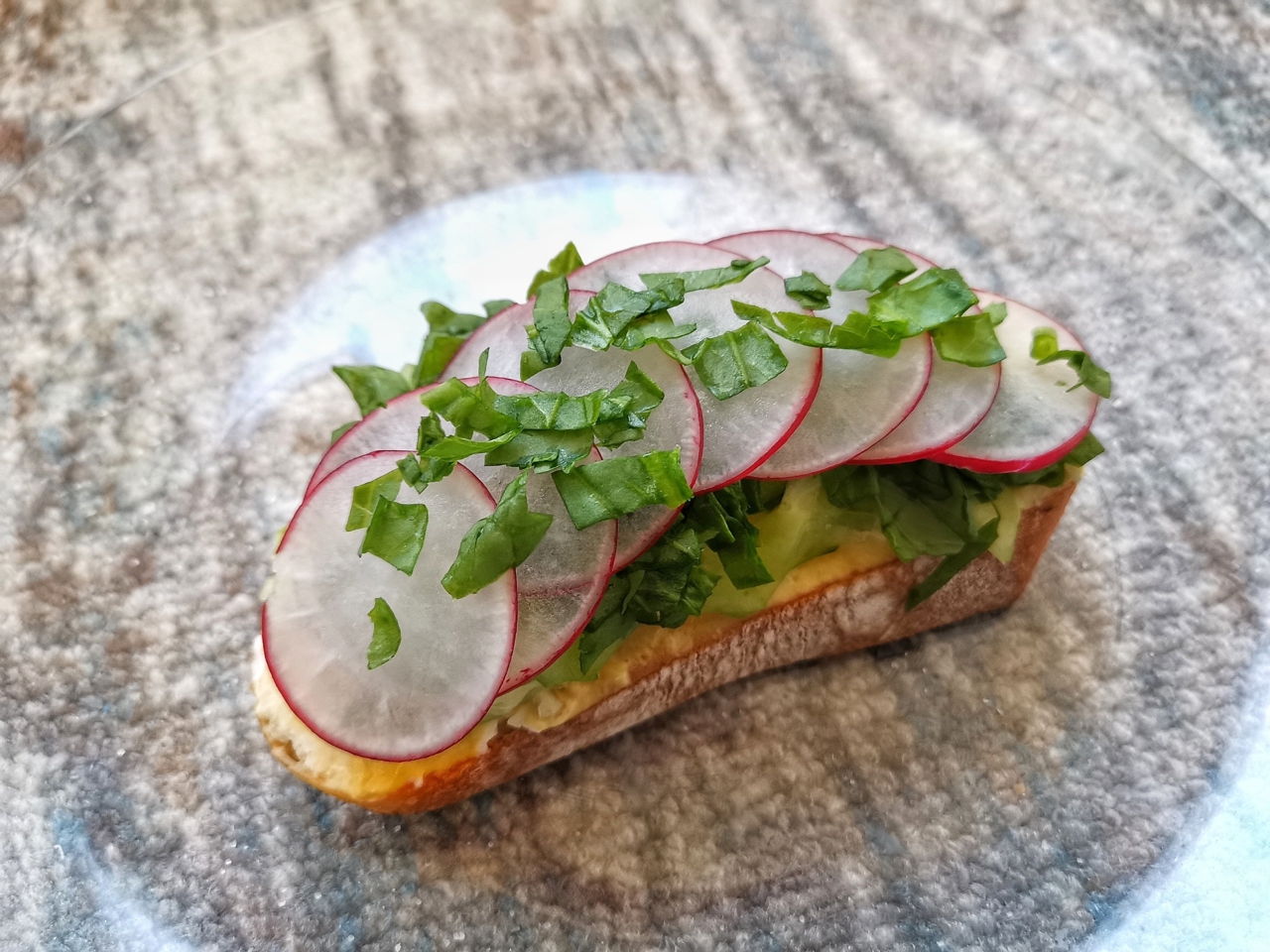 Bruschetta with Vegetables and Herbs