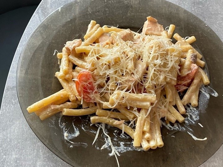 Creamy Tomato Pasta with Fish
