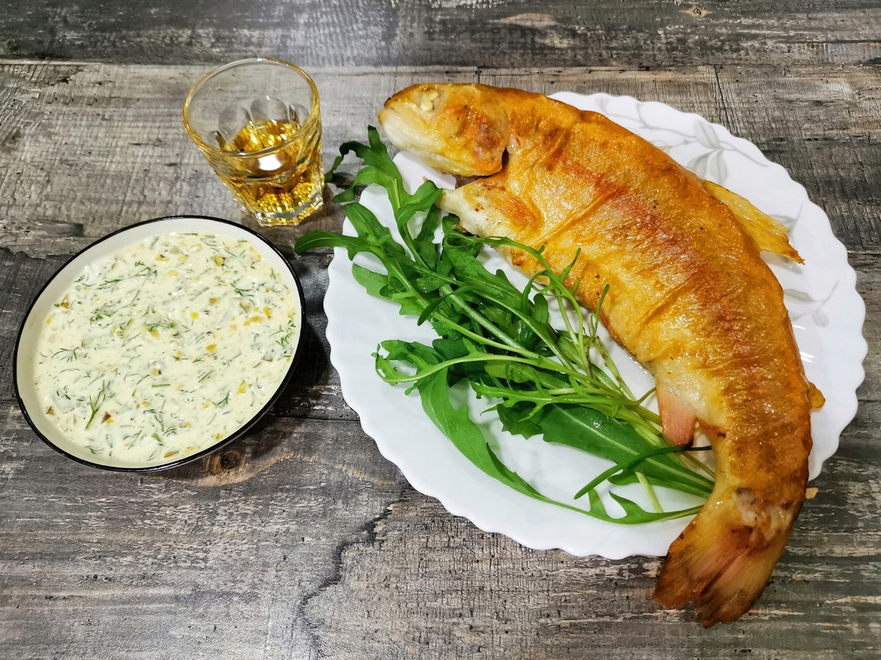 Rainbow Trout with Caribbean Sauce