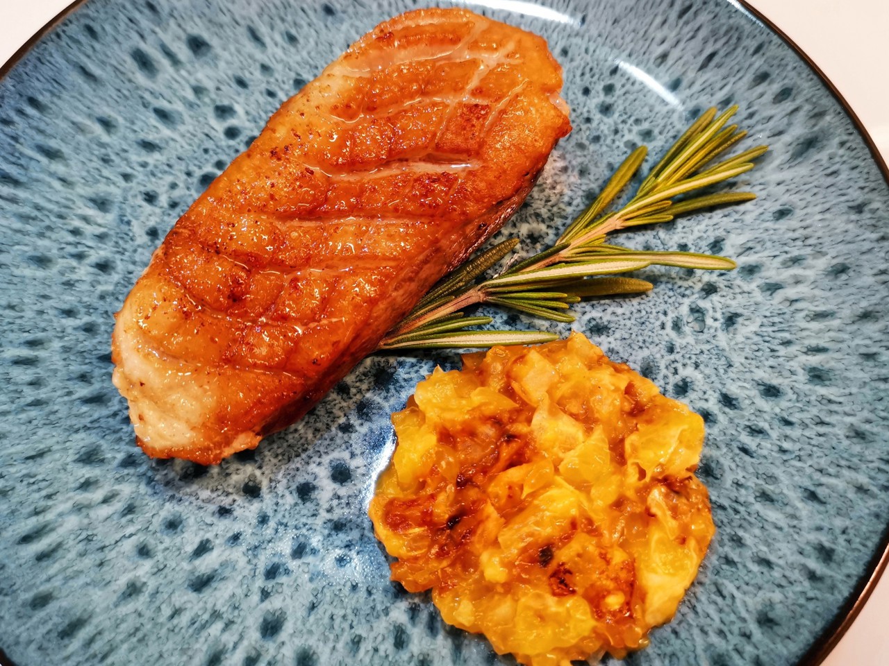 Duck Breast with Mandarin Chutney