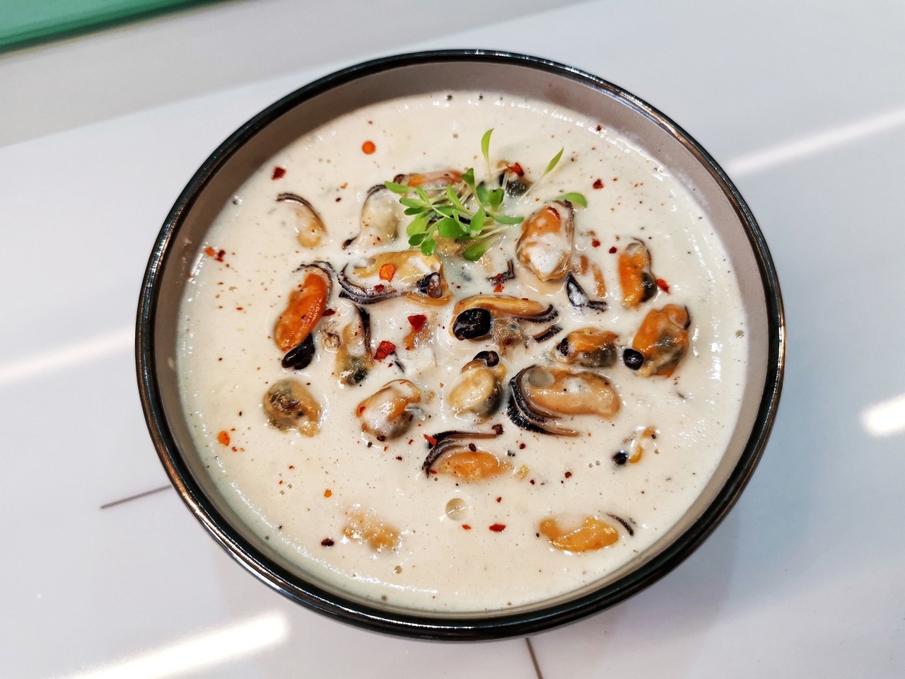 Creamy Mussel Soup