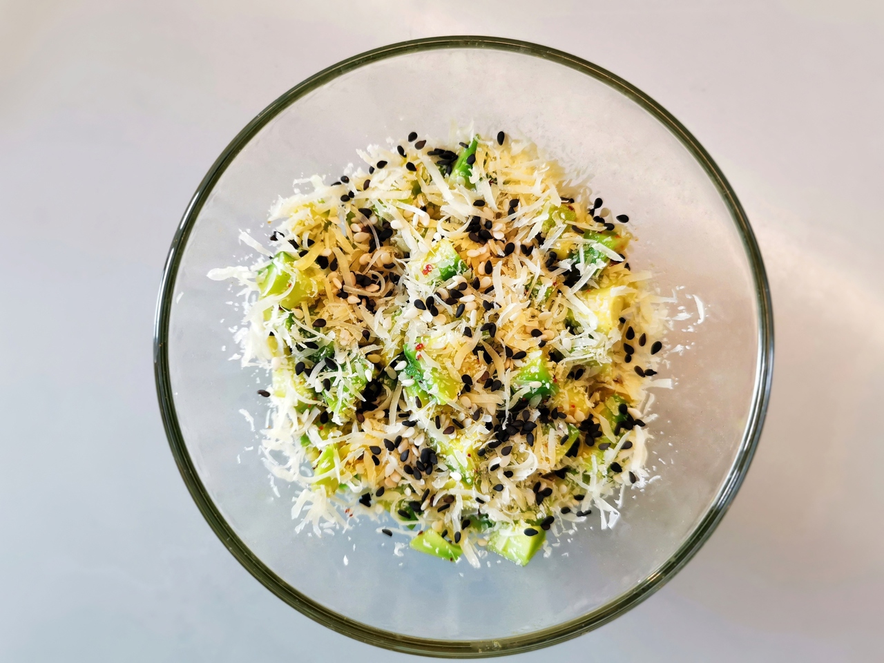 Avocado Salad with Cheese and Saffron