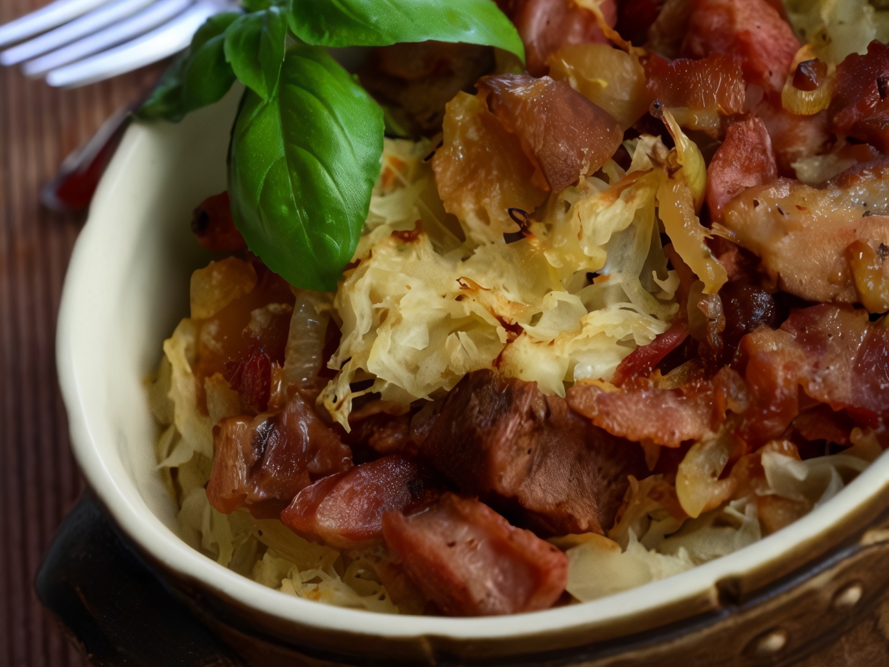 Braised Savoy Cabbage with Bacon – World recipe