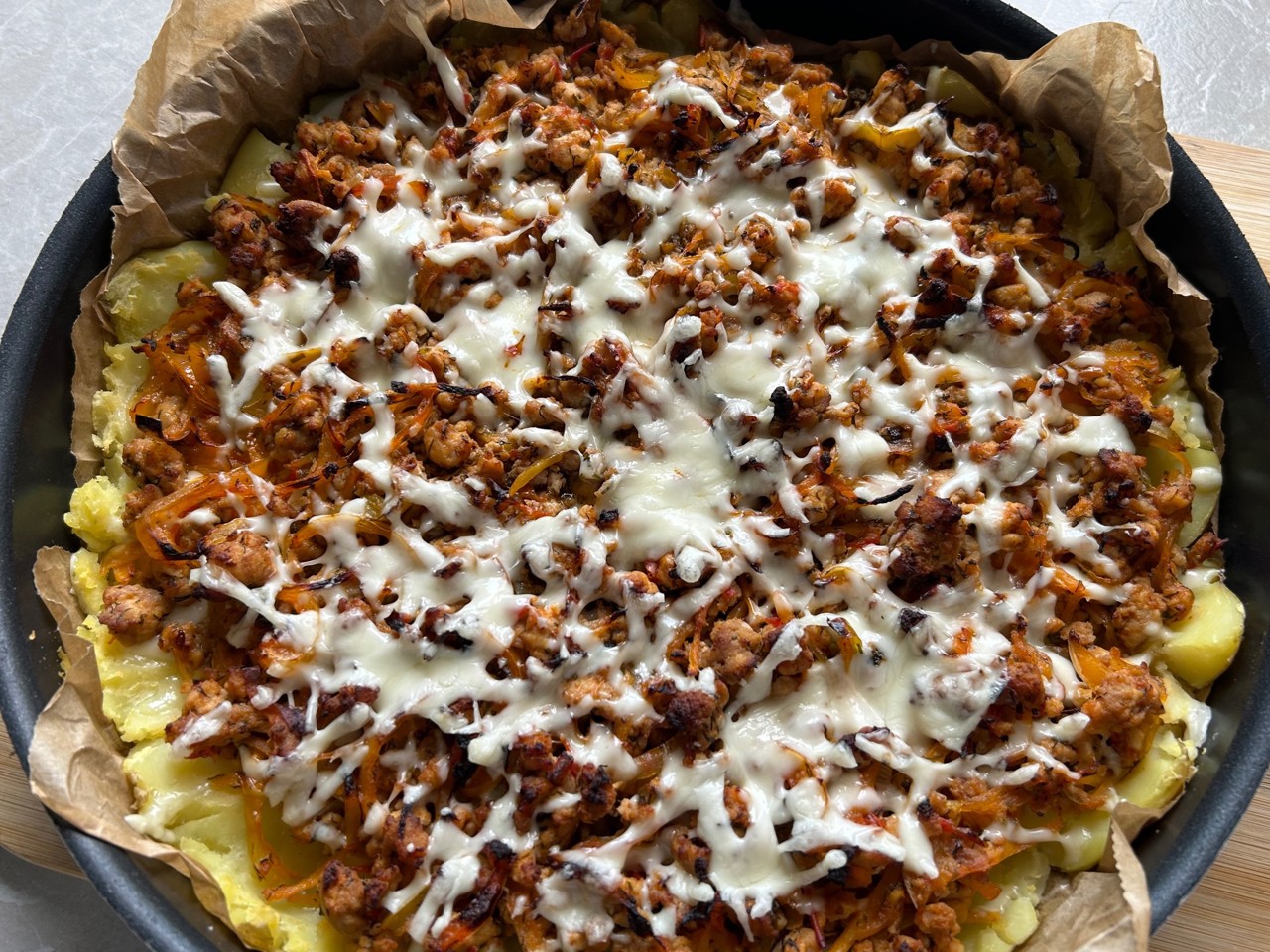 Potato Pie with Minced Meat