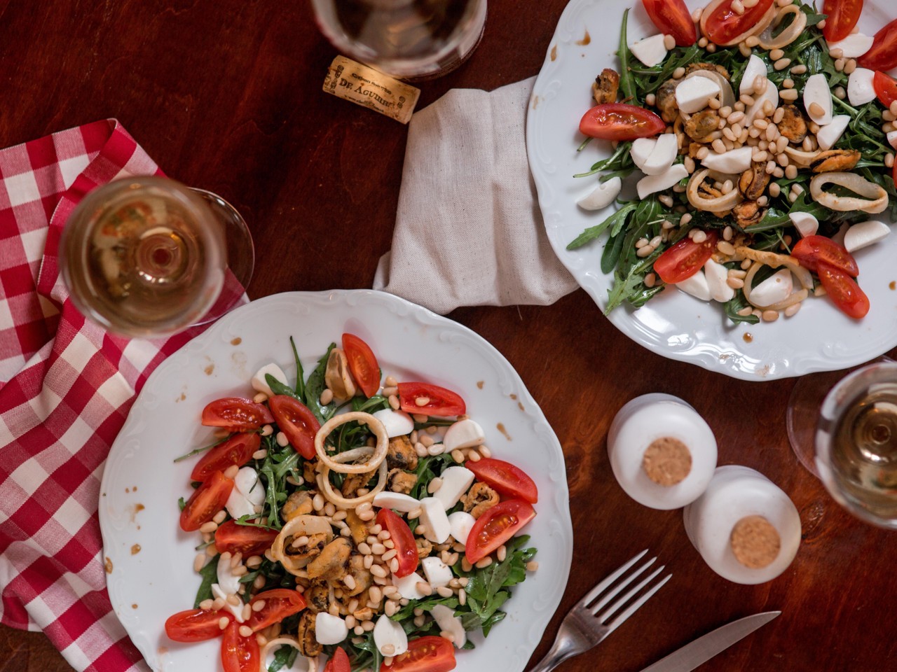 Mussel and Pine Nut Salad