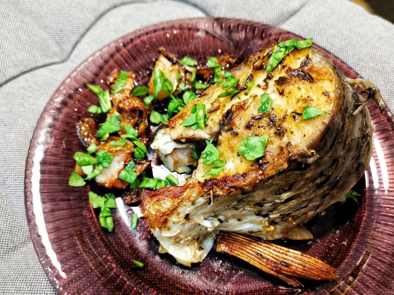 Pan-Seared Amur Steak