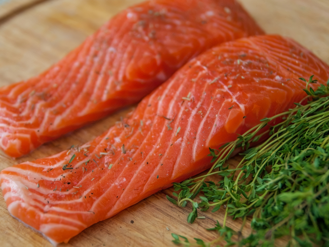 Baked Salmon in Pesto Dough on a Potato-Poppy Seed Bed – European recipe