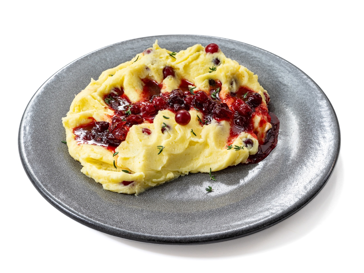 Mashed Potatoes with Cranberries