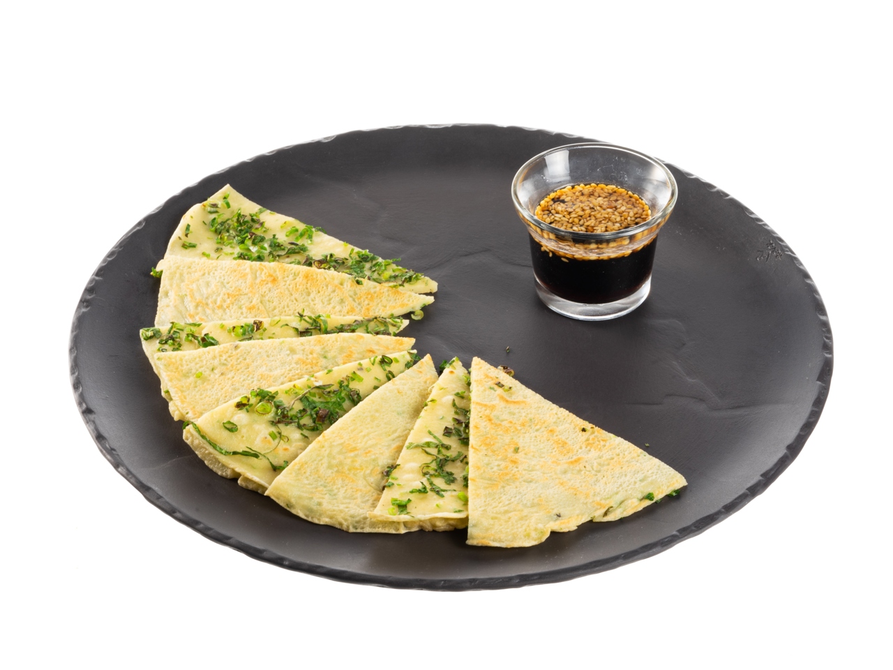Pancakes with Green Onions and Cilantro