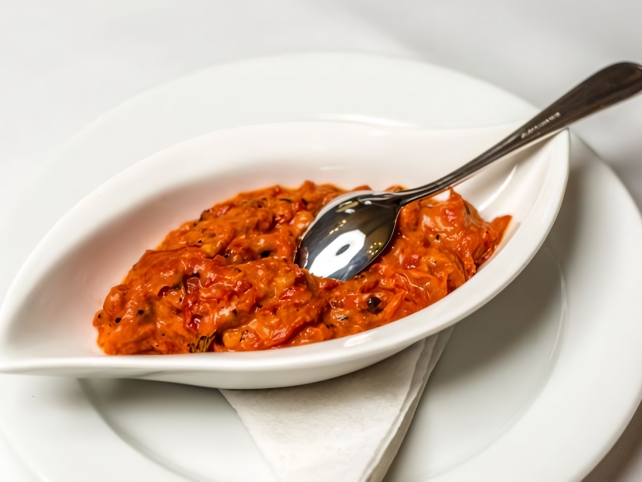 Ajvar Made from Red Bell Peppers