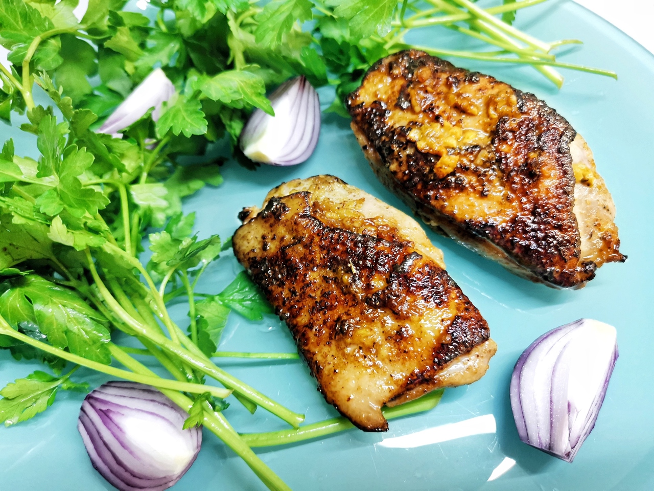 Duck Breast Baked in Honey Sauce