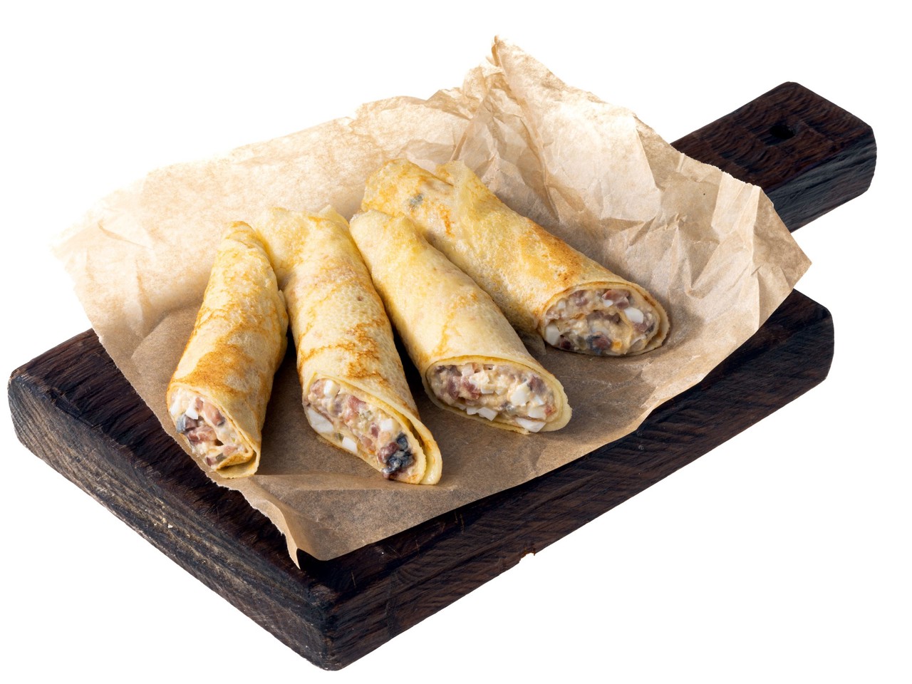 Pancakes with Herring Spread