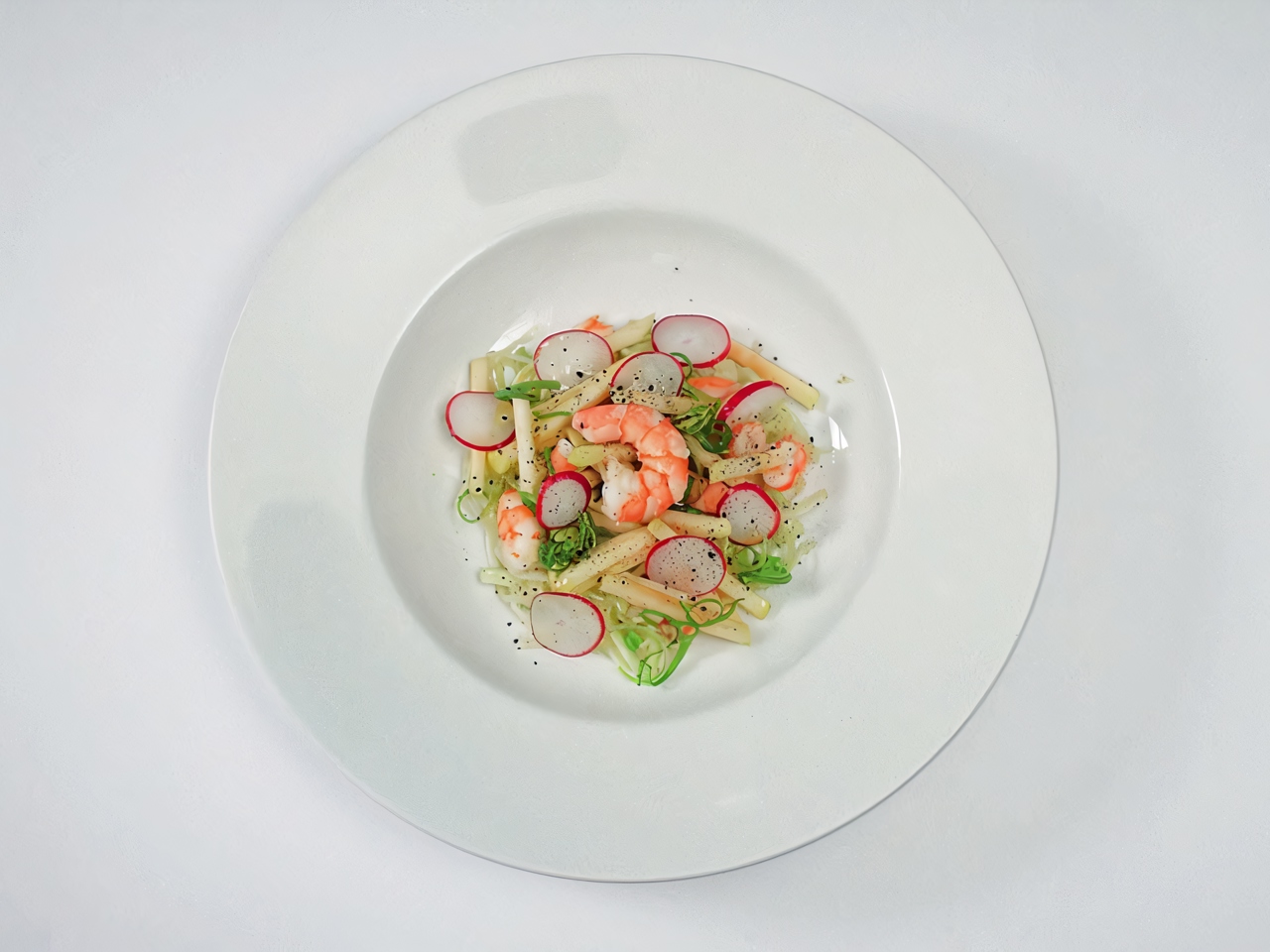 Cabbage Salad with Shrimp