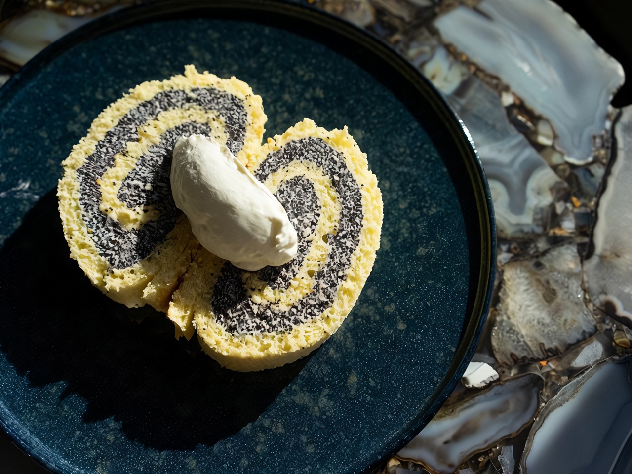 Poppy Seed and Mascarpone Roll
