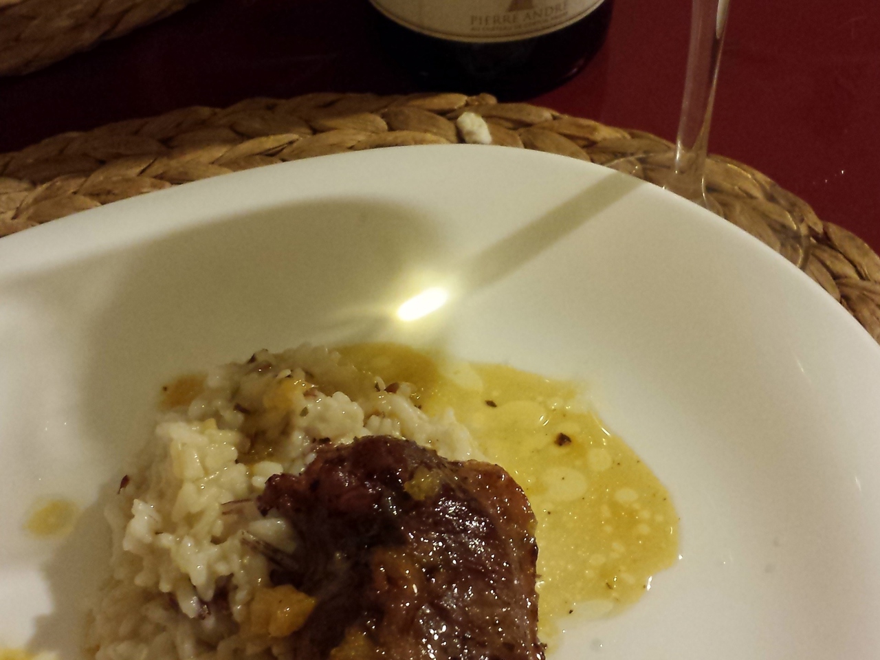 Duck Fillet Braised in Orange Sauce