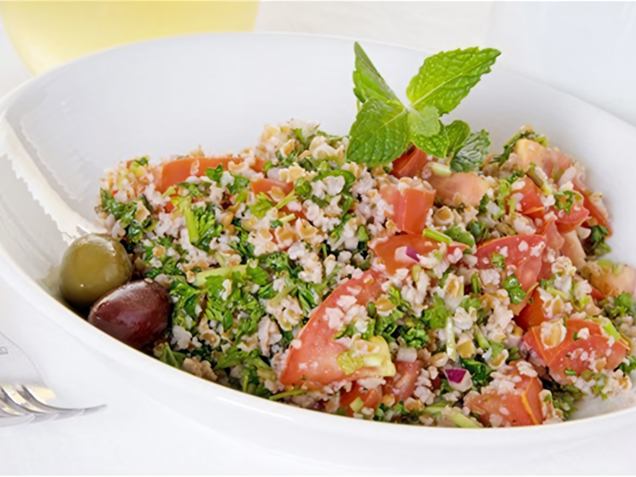 Tabbouleh with Crab Meat