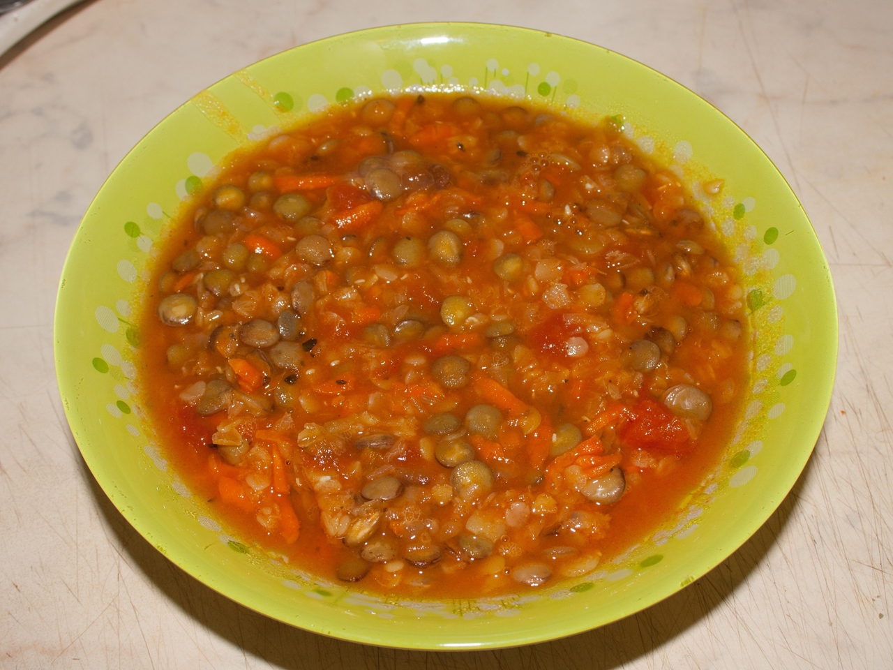 Lentil Soup with Tomatoes