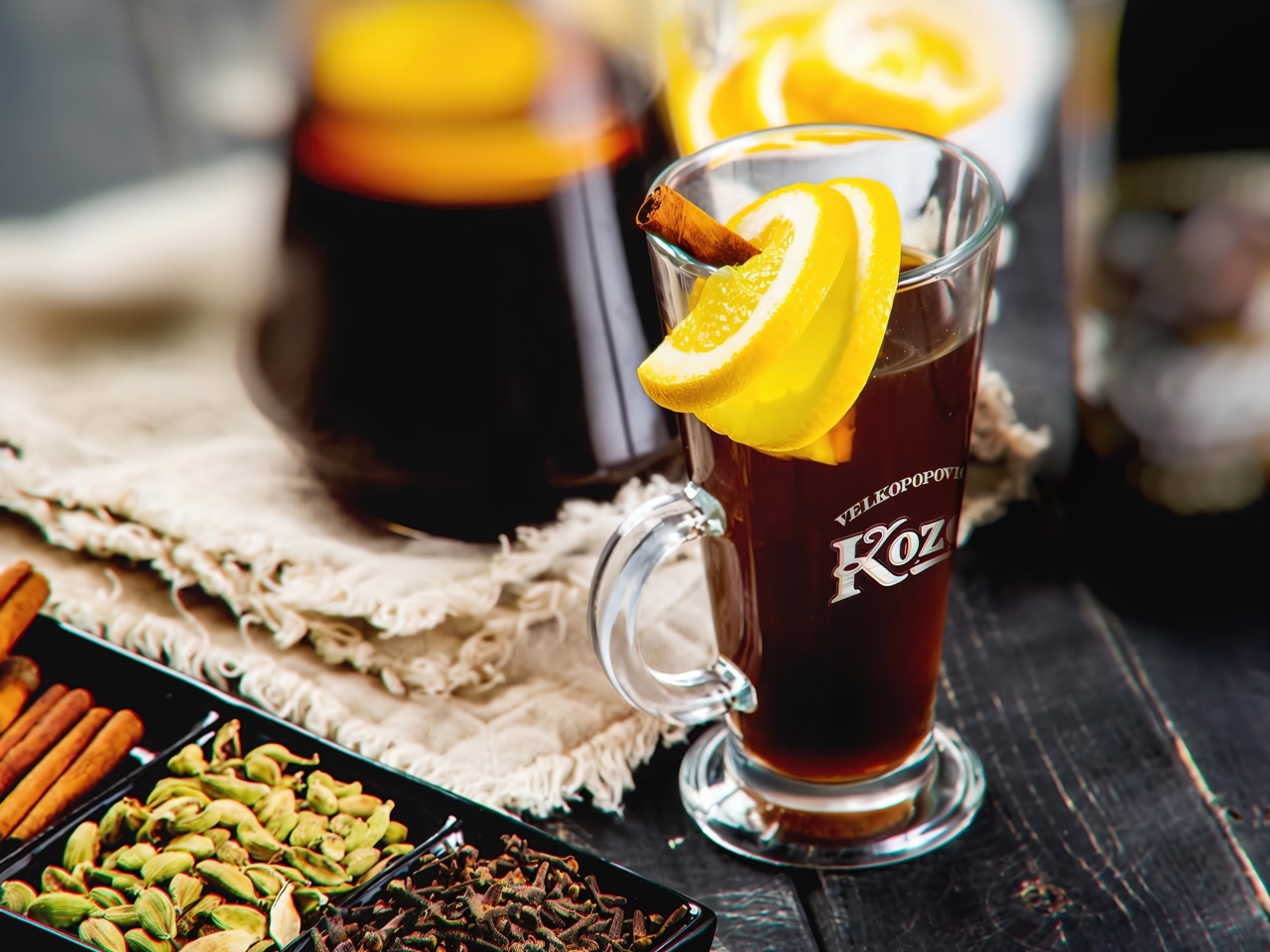 Mulled Beer with Dark Malt