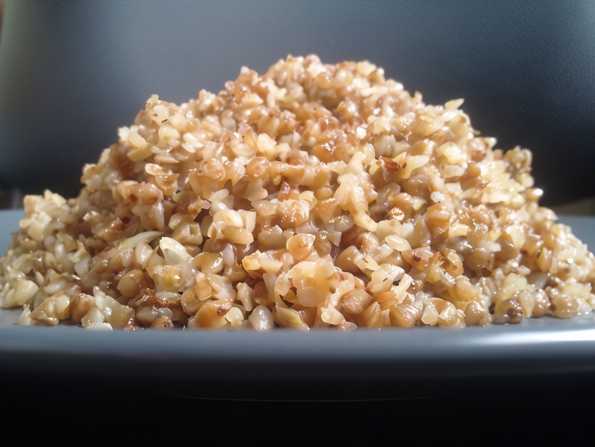 Buckwheat Porridge with Sautéed Onions – Russian recipe