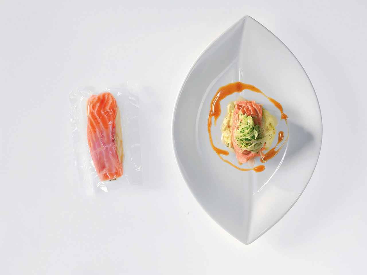 Salmon with Fennel Purée
