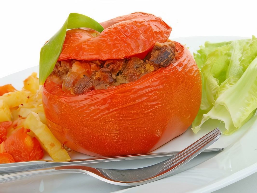 Baked Tomatoes with Turkey Liver and Rosemary – World recipe