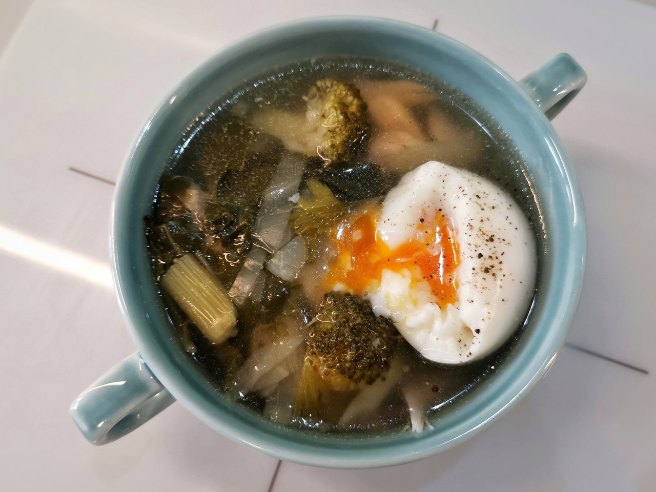 Vegetable Soup with Cornish Hen