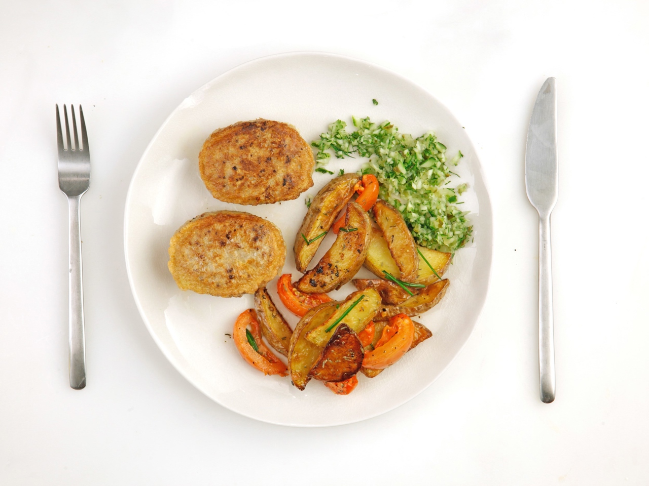Meat Patties with Three Types of Meat