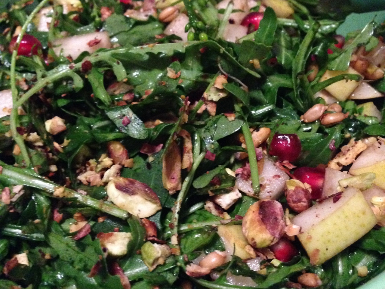 Arugula Salad with Pear and Feta – Greek recipe