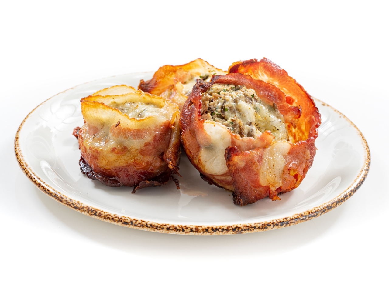 Grilled Mushrooms with Bacon