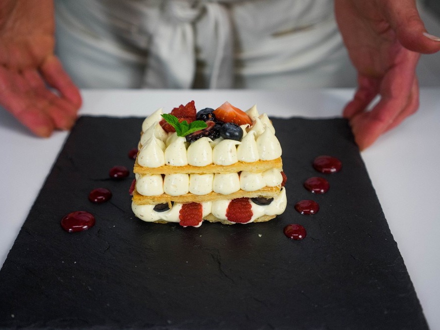 Millefeuille with Berries