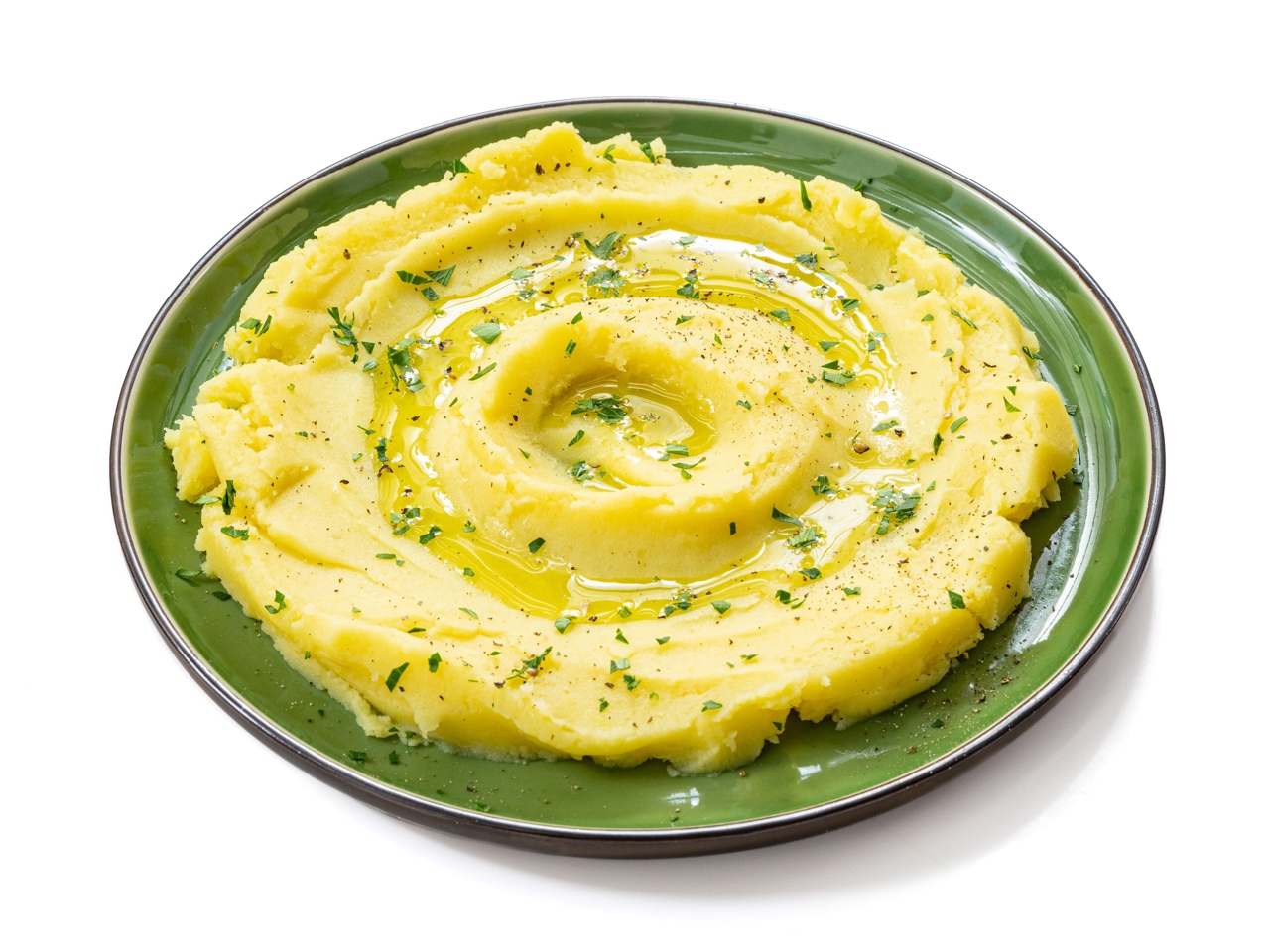 Mashed Potatoes with Roasted Garlic and Olive Oil