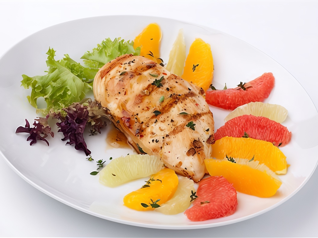 Grilled Chicken Breasts in Lemon Oregano Marinade