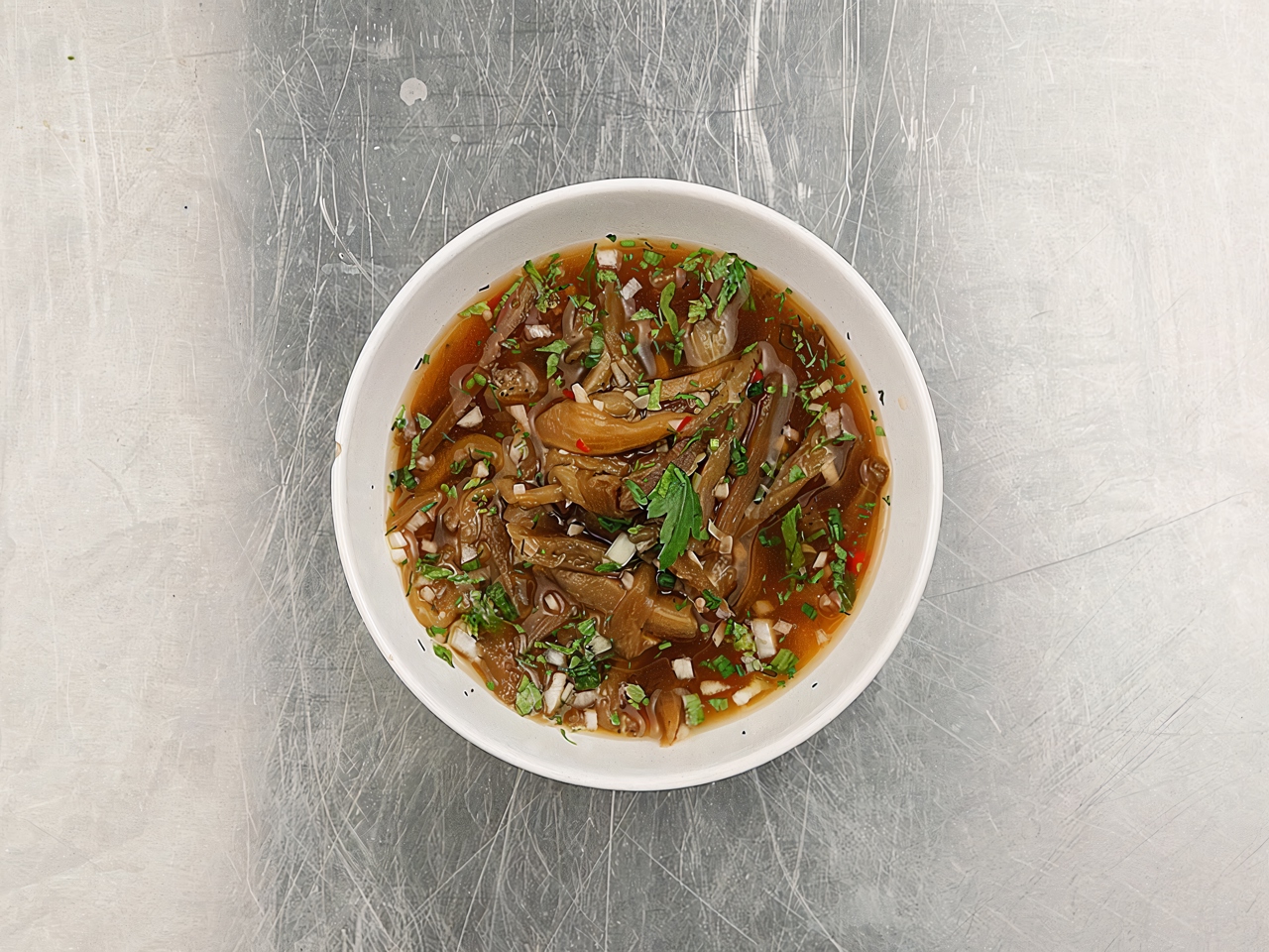 Chinese Cold Eggplant Soup