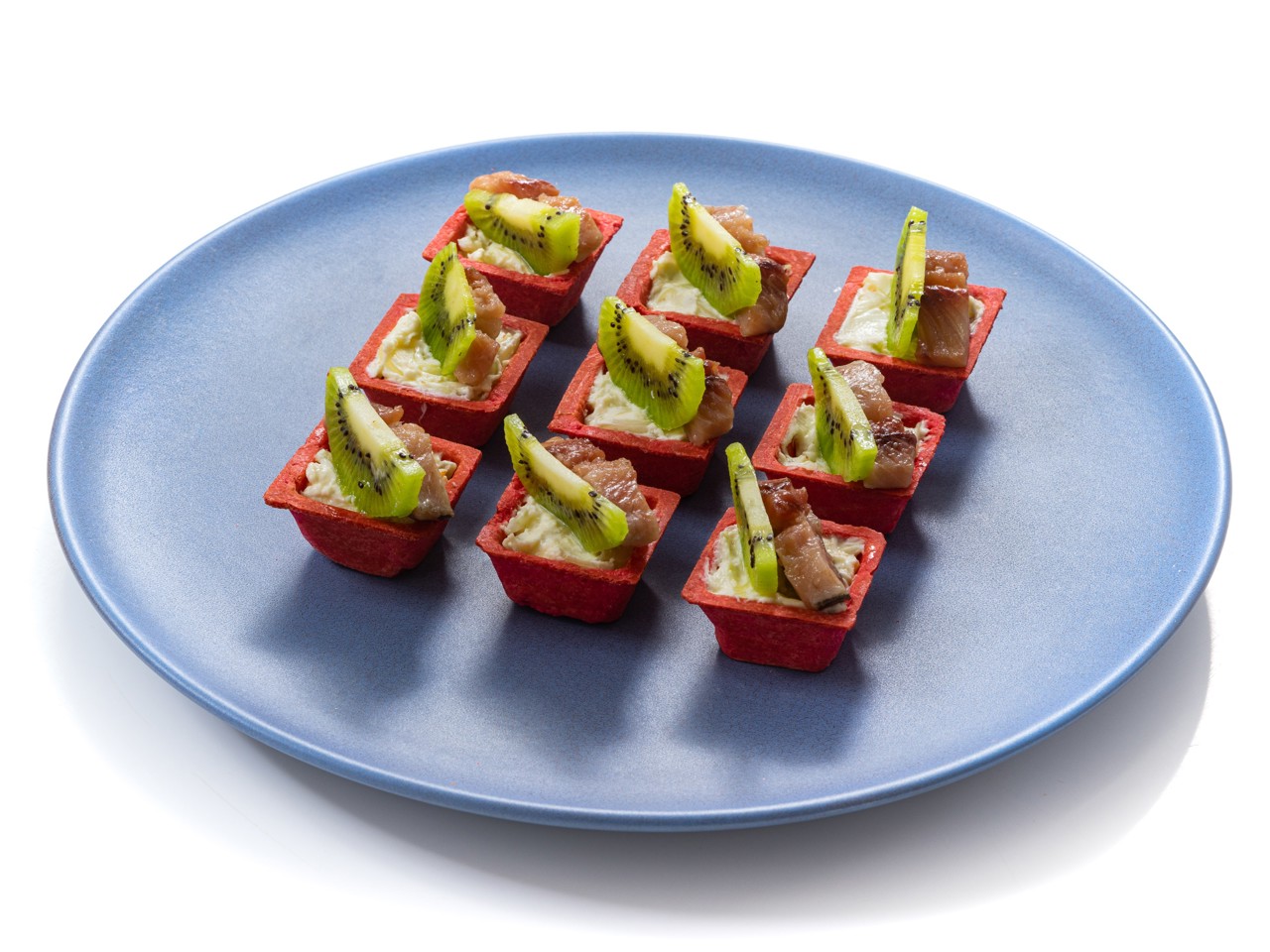 Herring and Kiwi Tartlets