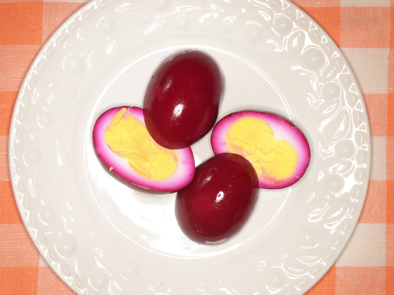 Eggs Pickled in Beet Juice