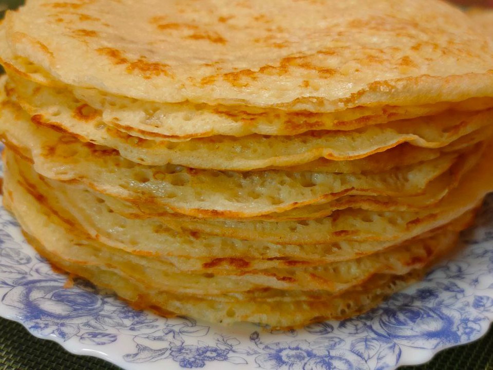 Yeast Pancakes with Water