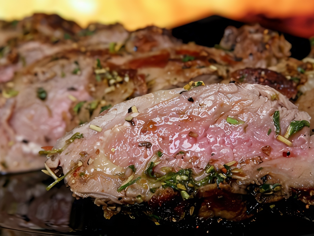 Grilled Wine-Marinated Venison